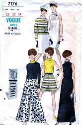 7176 VOG 67 JACKET,DRESS LENGTHS,TOP,CULOTTES PATTERN 14 34